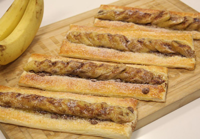 焼かないバナナスプリットパイのレシピ