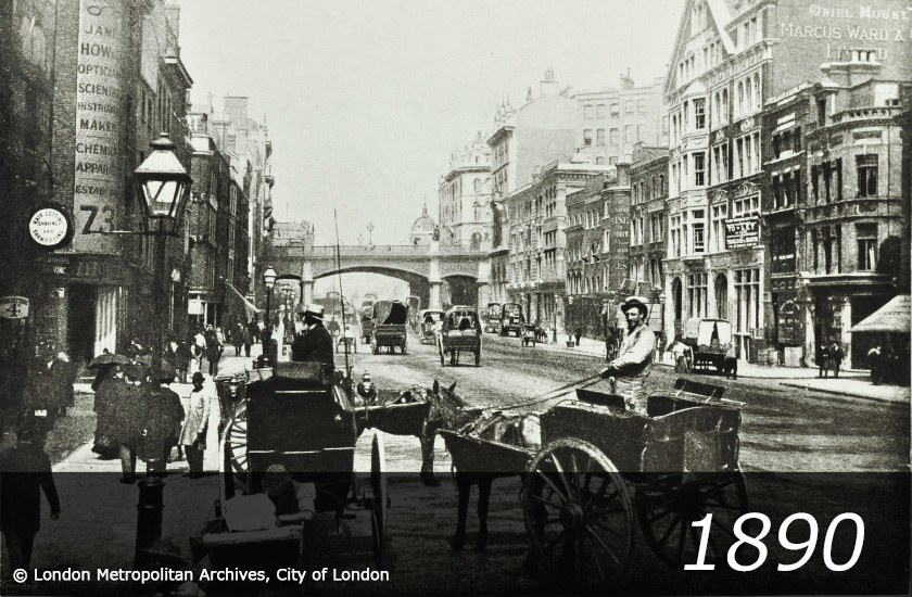 Fleet Street - 1890 -