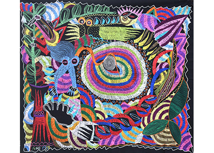 ナイジェリアの油絵 ナイジェリアの油絵 ナイジェリアの油絵