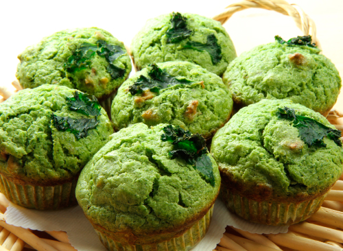 色あざやかヘルシースナック ケールのおかずマフィン Onlineジャーニー