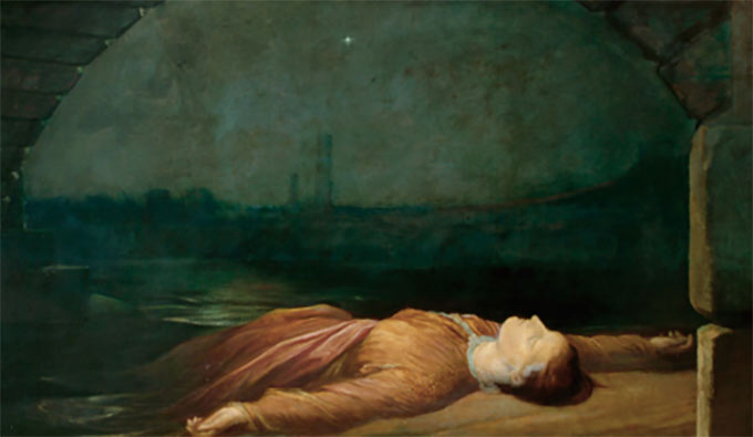 『発見された溺死者』Drowned Found