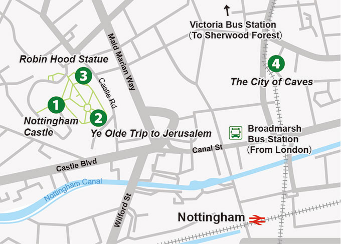Nottingham Map