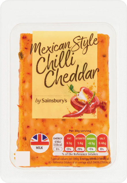 Mexican Style Chilli Cheddar Cheese