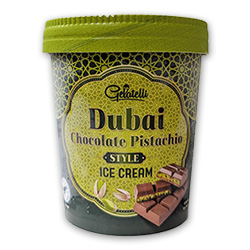 ドバイ・チョコレート風アイスクリーム